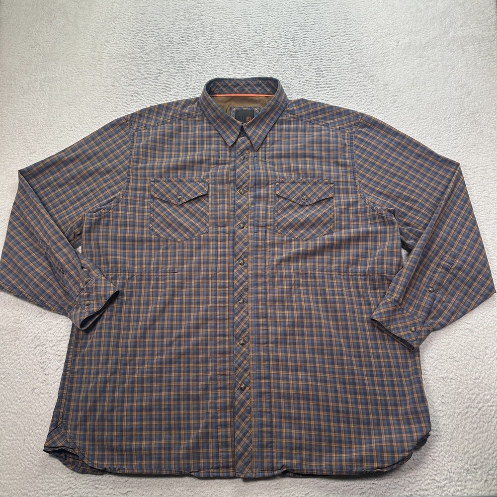 5.11 Tactical Covert Light Flannel Men's Size 2XL Long Sleeve Snap 72404 Flaw - Picture 1 of 12